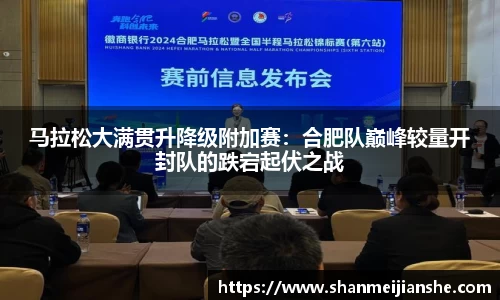 马拉松大满贯升降级附加赛：合肥队巅峰较量开封队的跌宕起伏之战