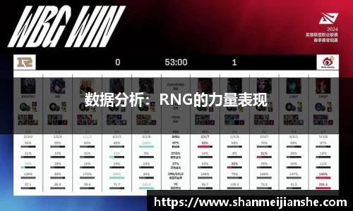 数据分析：RNG的力量表现